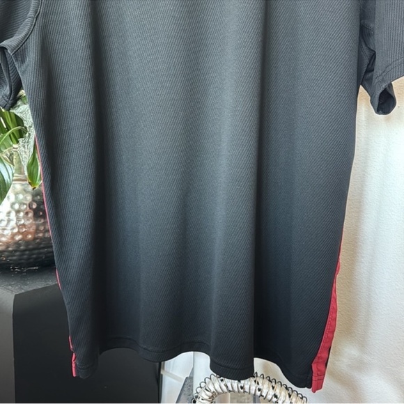 Nike Dri Fit Men’s Arkansas Razorbacks SS Polo Shirt Sz XL Black Red - Picture 9 of 9